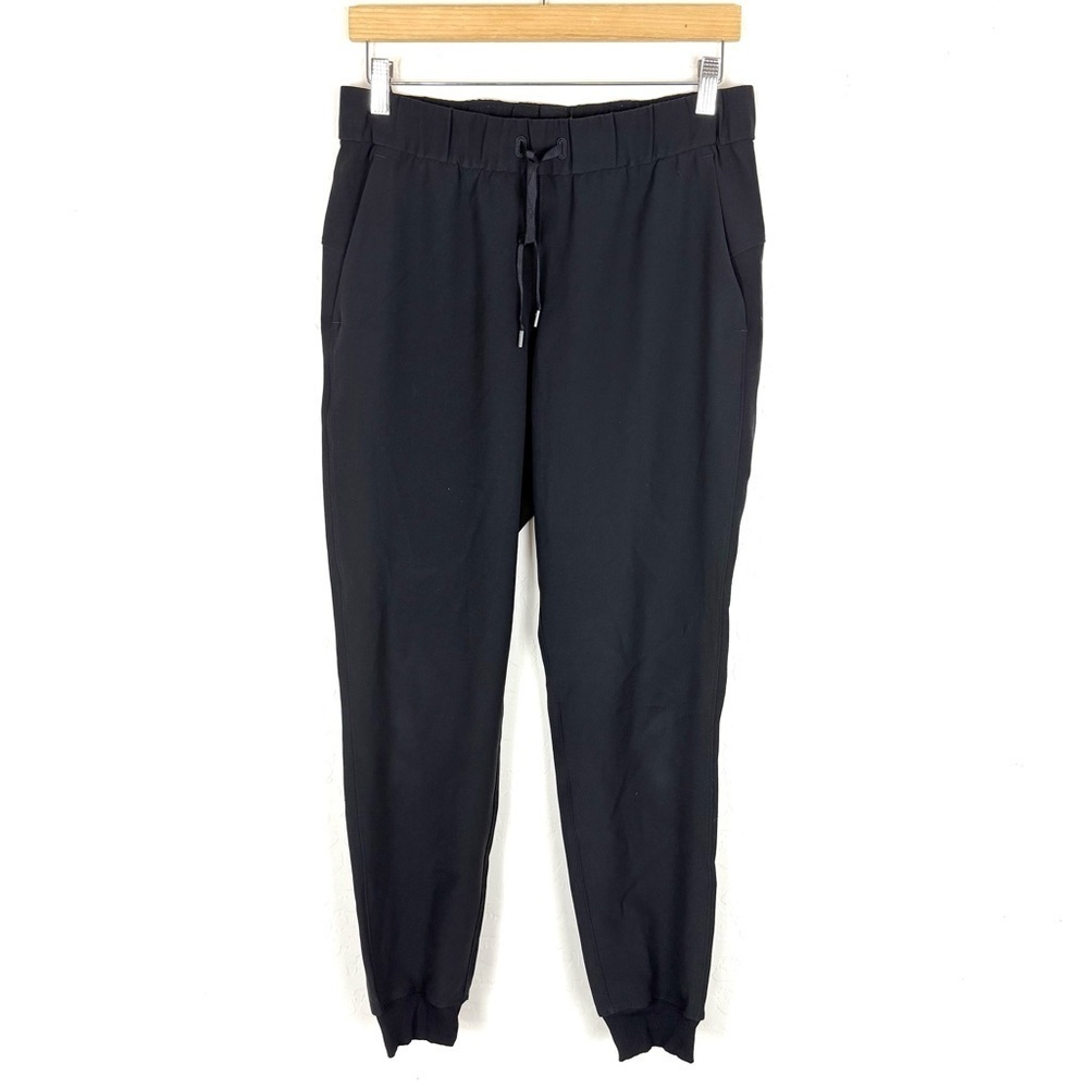 Lululemon On The Fly Jogger Woven Black Pants